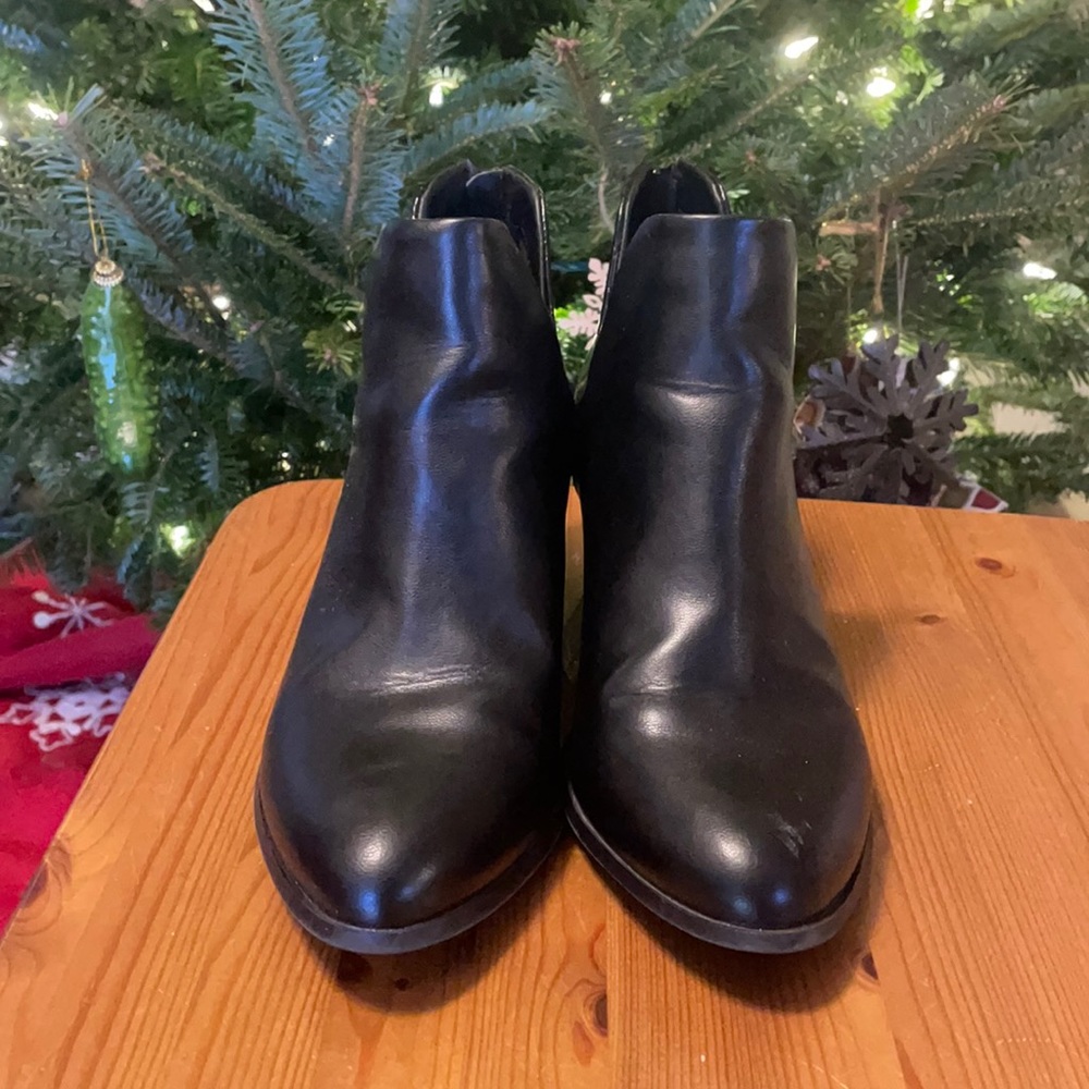 So Black Ankle Boots